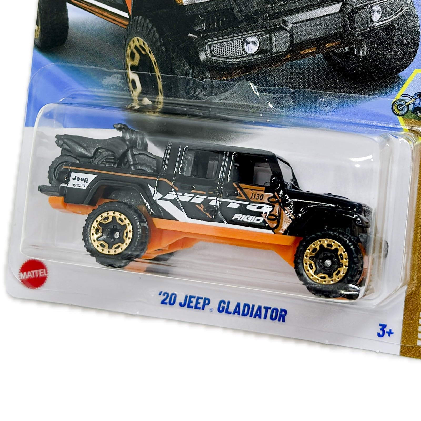 Hot Wheels 20 Jeep Gladiator HW Dirt Ages 3 and Up 130/250 (Black